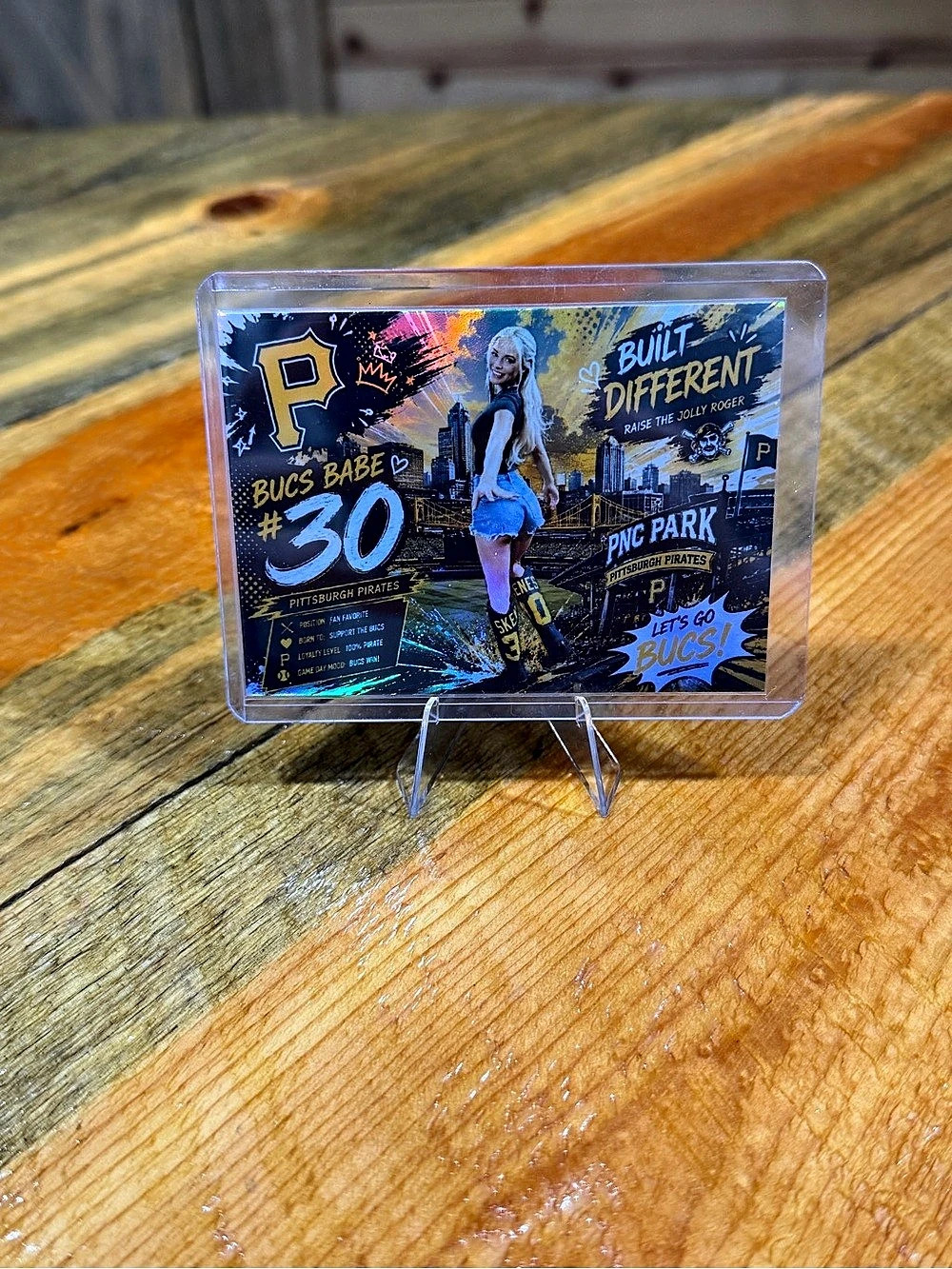 Livvy Dunne Pittsburgh Pirates Custom Card